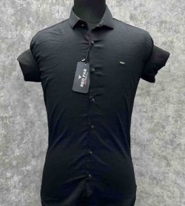 Mens Black Full Sleeve Shirt