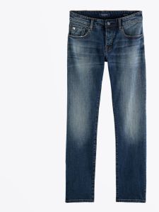 Mens Blue Regular Fit Jeans