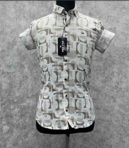 Men's Casual Printed Full Sleeve Shirt