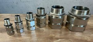 Brass Double Compression Cable Gland 12-75mm, Brand Name : Volt