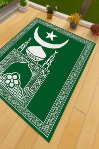 Green Premium Polypropylene Prayer Mat