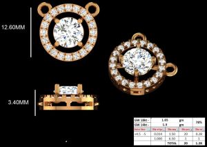 Diamond Stud Earring