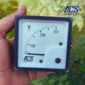 Plastic SQ72 Analog Panel Meter, Color : Black Body