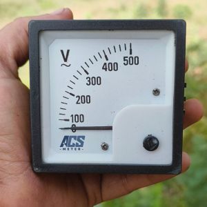 Analog Panel Meter &AMP;ndash; Voltage Range up to 500V