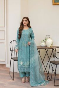 Pakistani Indian Heavy Partywear Embroidery Suits