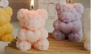 Teddy With Heart Soy Wax Candle