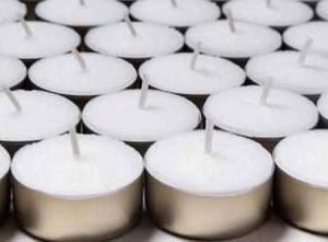 Paraffin Wax White Round Tea Light Candle