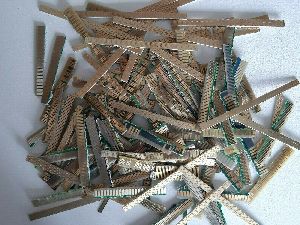 Trimmed Computers RAM Gold Fingers Scrap