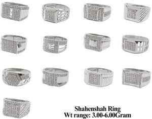 92.5 Silver Shahenshah Ring
