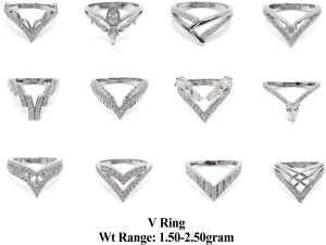 Sunbera 92.5 Silver V Ring All