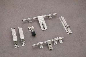 4 Square Stainless Steel Door Kit, Color : Silver 2mm To 3mm