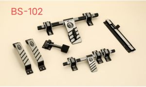 BS 102 Stainless Steel Door Kit, Color : Gold Black