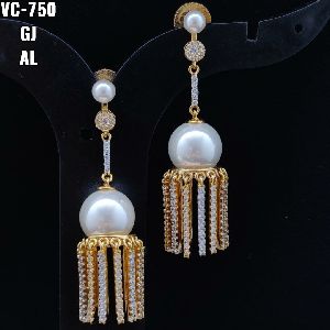 Aluminium Non Polished Fine Earrings