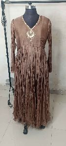 Plain Western Long Dress, Packaging Type : Brown