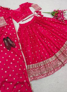 Designer Ladies Embroidery Semi Stitched Lehenga Choli