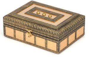 Navrang Meenakari Wood Decorative Bengal Box Multisize For Gifting