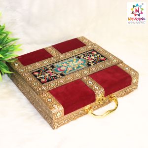 Navrang Meenakari Wooden Wedding Return Gifts Multi Sizes