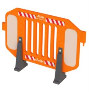 Red / Yellow LLDPE Road Safety Fence Barricade RSF-214012