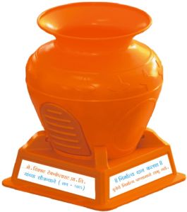 Nirmalya Kalash with Plastic Stand (Size 4 Feet X 4 Feet X Height 4.5 Feet)  NK-750P