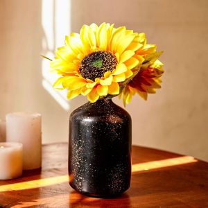 VA10032 Black Flower Vase