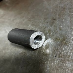 Mild Steel Threaded Rebar Coupler, For Construction