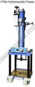 Mild Steel 4 Piller Hydro Pneumatic Press for Industrial