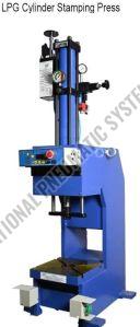 Semi Automatic LPG Cylinder Stamping Press, Voltage : 220v