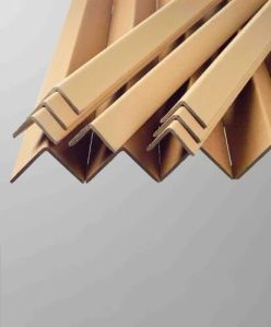Corrugated Paper Corner Edge Board, Color : Brown for Industrial