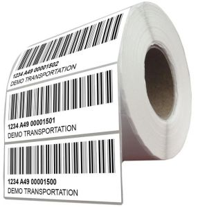 Printed Barcode Label