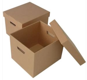 Devi Corrugators Carton Corrugated Box, Color : Brown