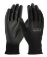 Nylon PU Coated Gloves, Color : Black
