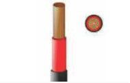 Single Core Aluminium Conductor EBXL-XLPE Insulated Solar Cable