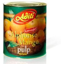 Ratnagiri Alphonso Mango Pulp Natural