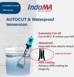 Indoma Plastic Body Autocut Immersion Heaters With LED