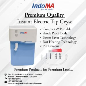Indoma ABS Premium Electric Geyser, Color : Sky Blue