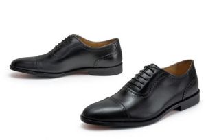 Oxford High Quality Synthetic Leather Formal Shoes, Color : Black