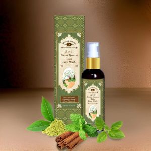 5 In 1 Skin Brightening Forest Greens Tulsi Face Wash