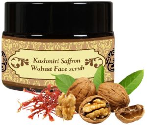 Herbs & Greens Face Brightening Kashmiri Saffron Walnut Scrub