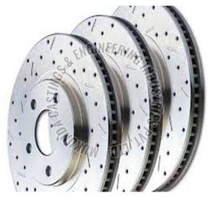 Polished Stainless Steel Brake Rotor, Color : Silver