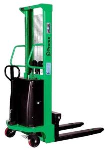 Semi Electric Hydraulic Stacker, Power Source : Battery