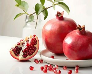 Fresh Pomegranate, Color : Red To Dark Red, Packaging Type : Frozen