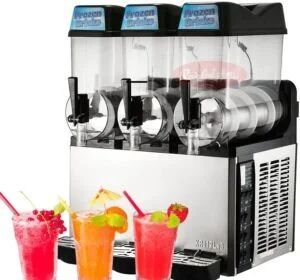 Frozen Drink Machine, Color : Silver for Commercial