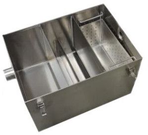 Stainless Steel Grease Separator, Color : Silver