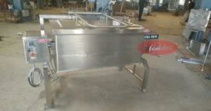 Aluminum Tilting Frying Pan, Color : Black, Silver