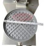 Stainless Steel Waffle Maker, Color : Silver