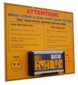Wrist Strap and Dual Footwear Tester