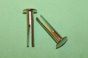 Tubular Metal Bifurcated Rivet