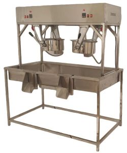 Industrial Popcorn Machine: Twin Kettle