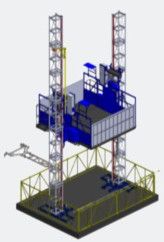 Twin Mast with Multi-functional Hoist
