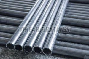Polished Round Galvanized Steel Pipe, Color : Silver